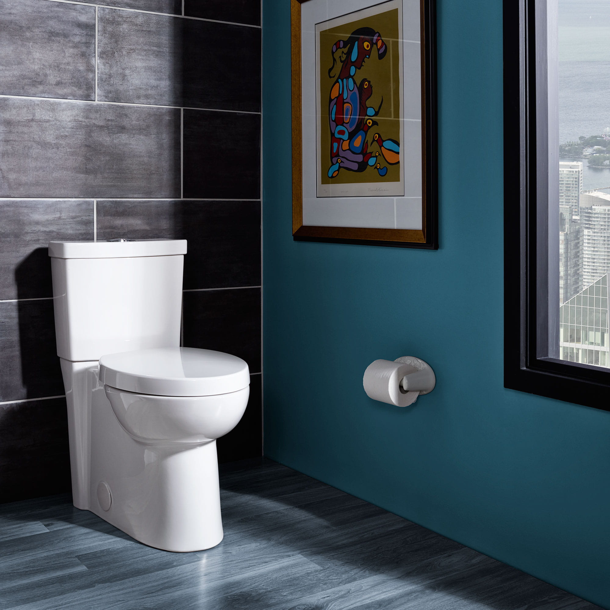 Loft® OnePiece 1.28 gpf/4.8 Lpf Chair Height Elongated Toilet With Seat